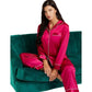 Women's Full Sleeve Silk Satin Pajama Set image 3