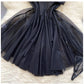 Short Evening Dress with Pleats and Floral Detail Nightgown Sleepwear for Women image 3