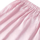 Women’s Satin Pajama Short Sleeve Baby Pink top and Shorts Set image 3