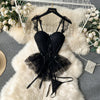 Elegant Lace Corset with Adjustable Straps and Matching Bottoms image 0