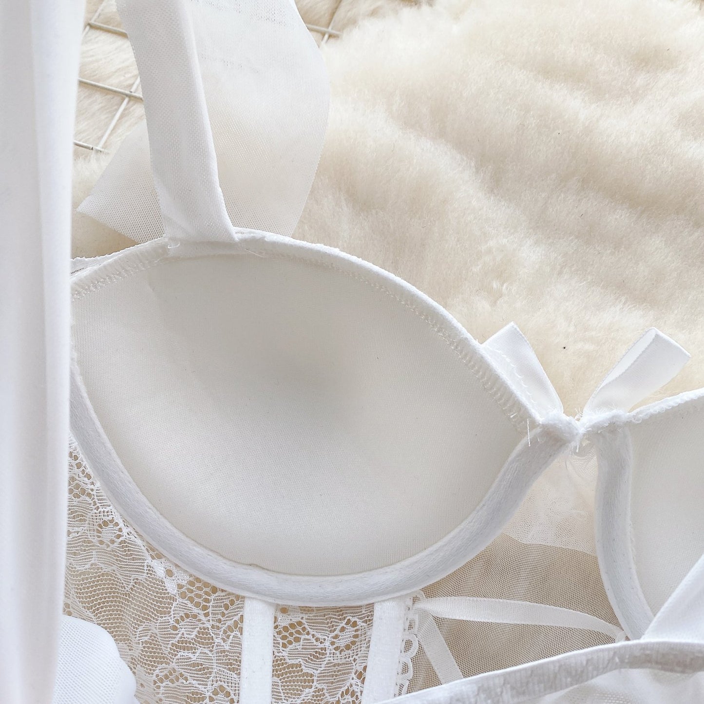 Elegant Lace Corset Dress with Adjustable Straps and Matching Bottoms image 4