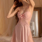 Women's Silk Satin Nightgown Set without Robe image 2