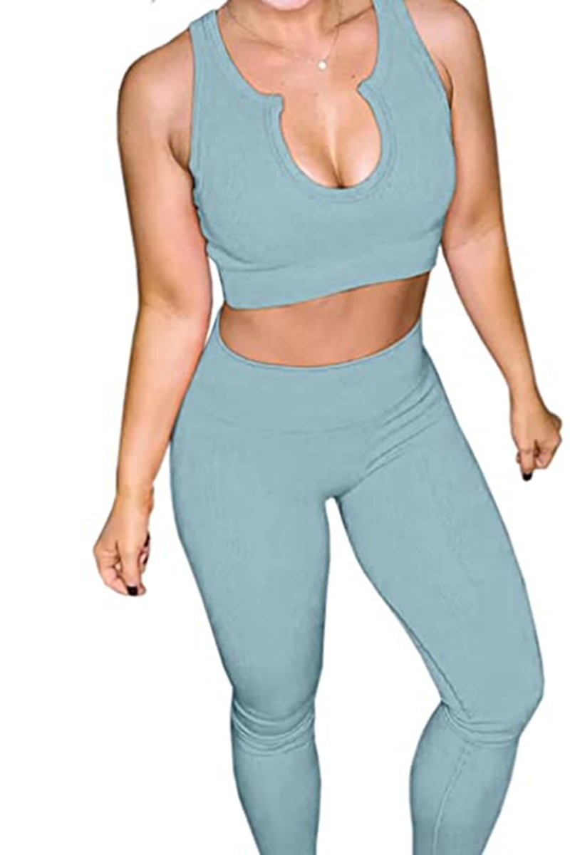 Active Wear Workout Sets Grey image 5