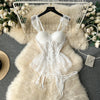 Elegant Lace Corset with Adjustable Straps and Matching Bottoms image 0