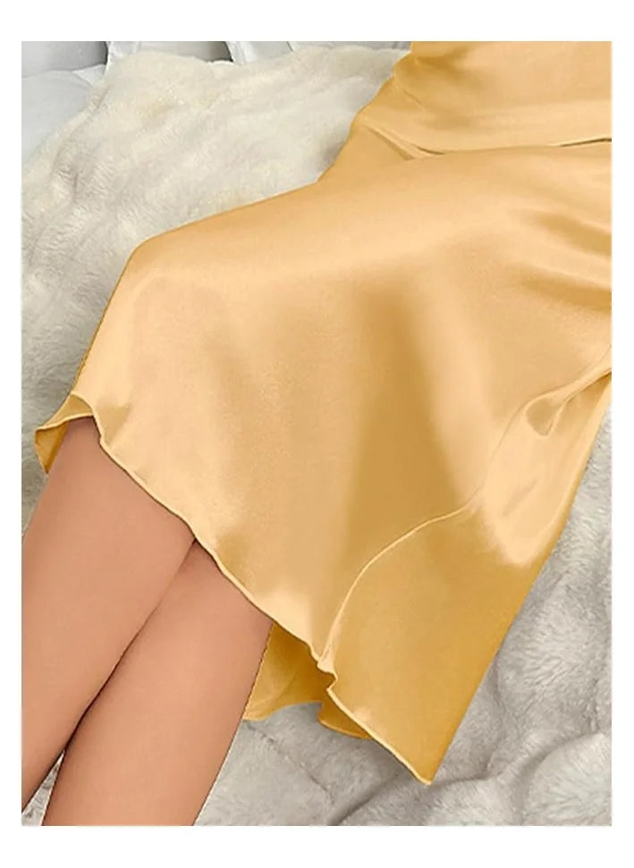 Women's Light Nightdress Halter Style – Breathable and Comfortable Sleeveless Dress for Relaxation and Sleep image 3