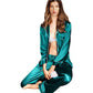 Women's Full Sleeve Silk Satin Pajama Set image 1