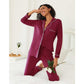 Soft Cotton Pajama Set Red image 5