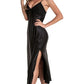 Satin Nightgown Dress with Silk Lace Sleeveless Long Chemise – Elegant Lingerie Sleepwear for Women image 3