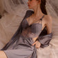 Women’s Silk Satin Nightgown Set without Robe image 3