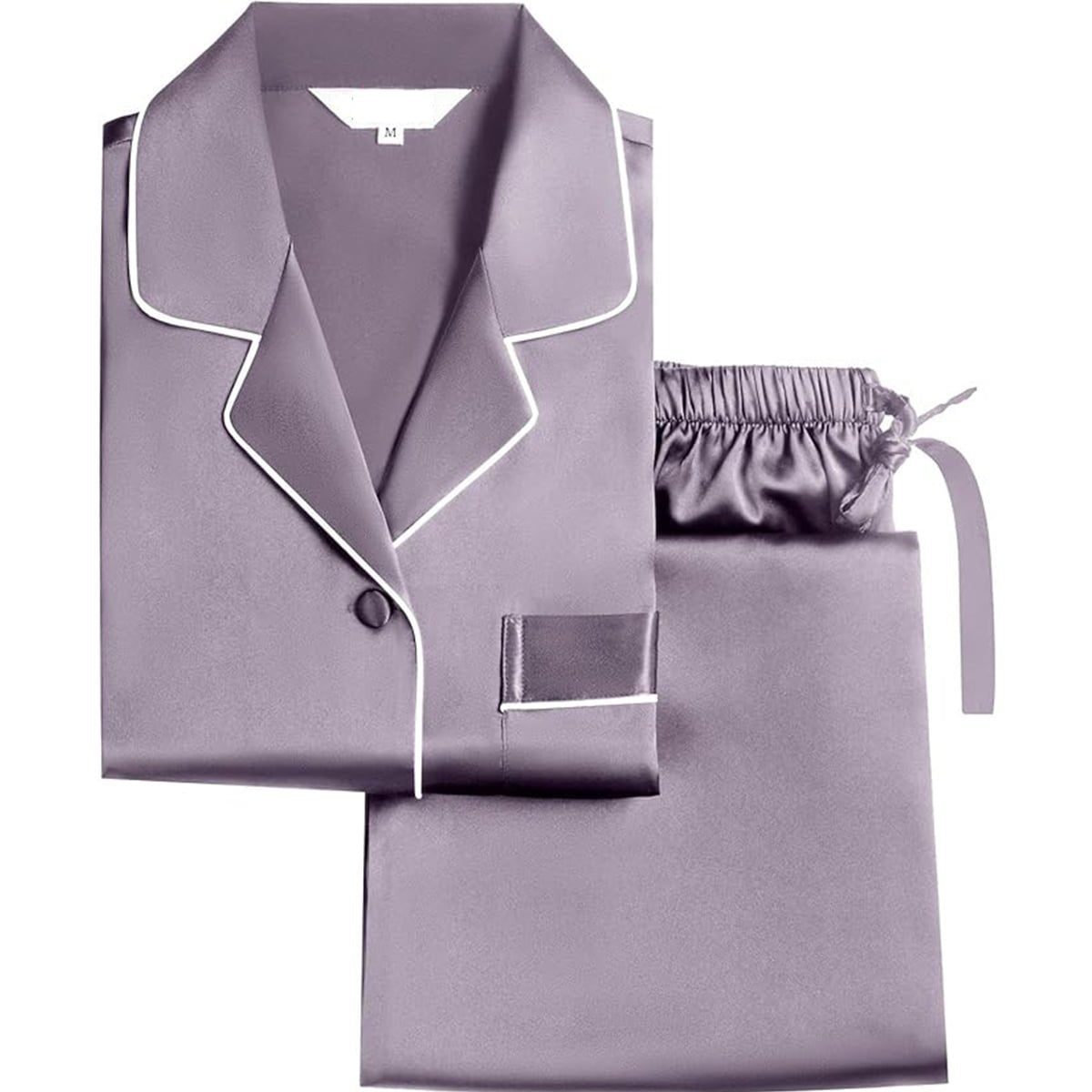 Women's Full Sleeve Silk Satin Pajama Set image 3