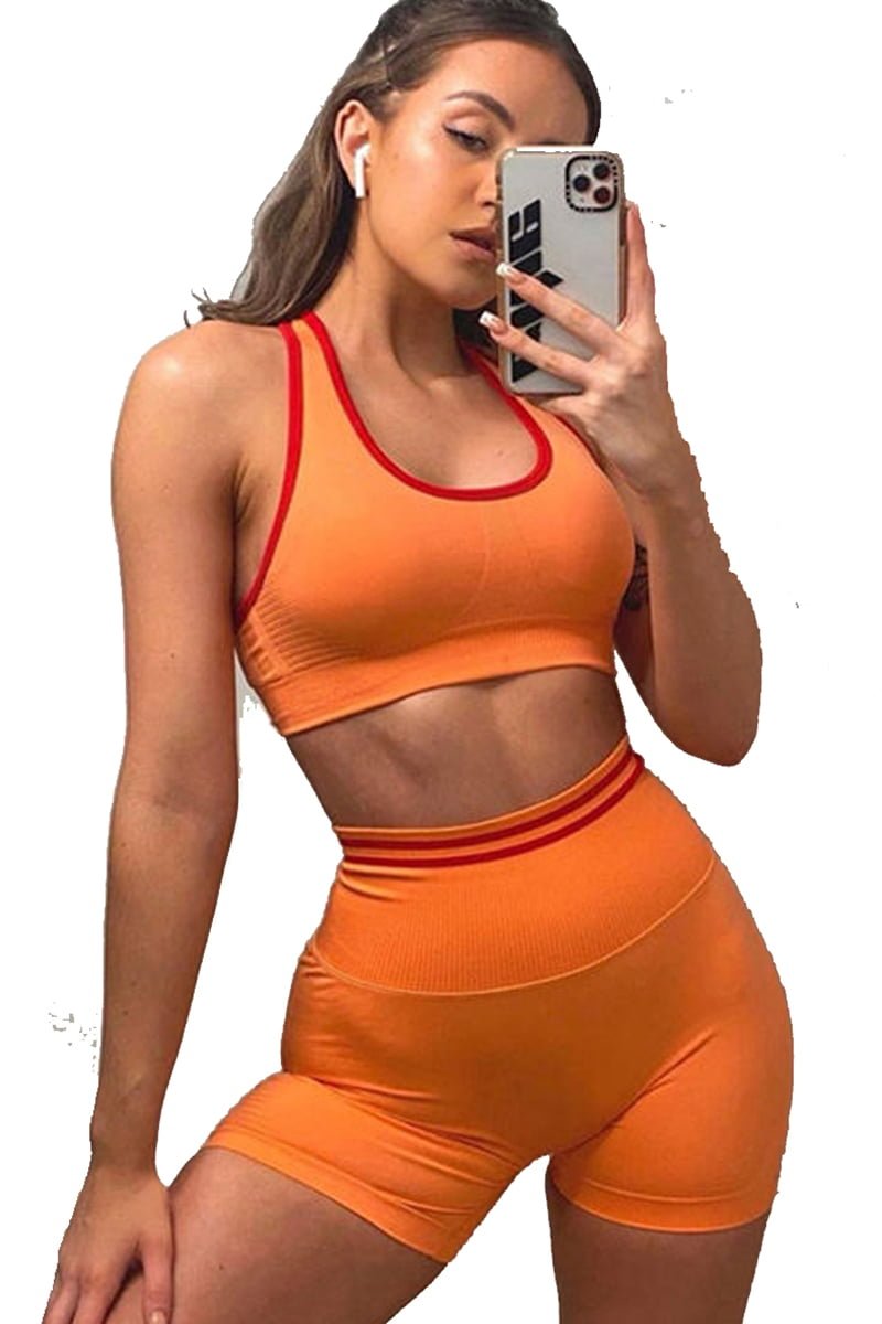 Activewear Sport Bra and Seamless Gym Set image 3