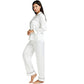 Women's Full Sleeve Silk Satin Pajama Set image 1